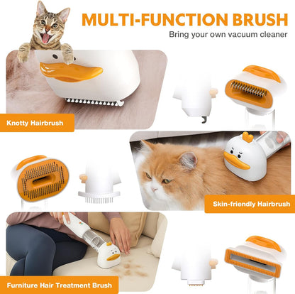 YoPoll handheld pet vacuum deshedding brush attachment for dogs