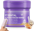 HICC Pet Teeth Cleaning Wipes for Dogs & Cats, Vet-Recommended Remove Bad Breath & Plaque & Tartar Buildup, Dog Tooth Brushing Kit, Dog Breath Freshener, Dogs Toothbrush & Toothpaste Alternatives - Image 15