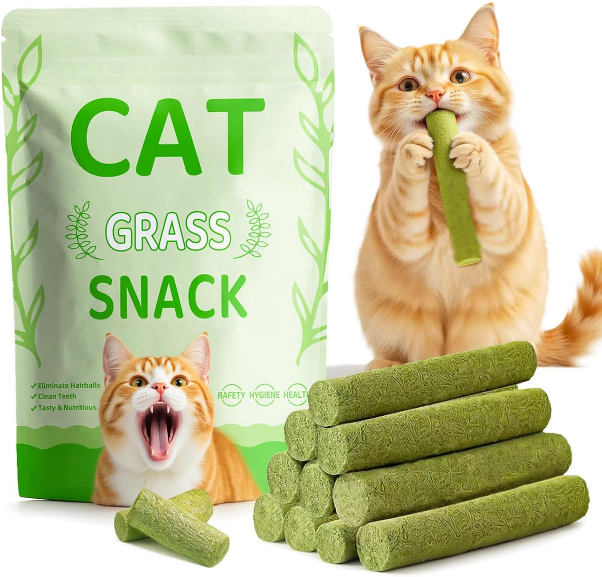 Grembeb natural dental snack for cats in packaging