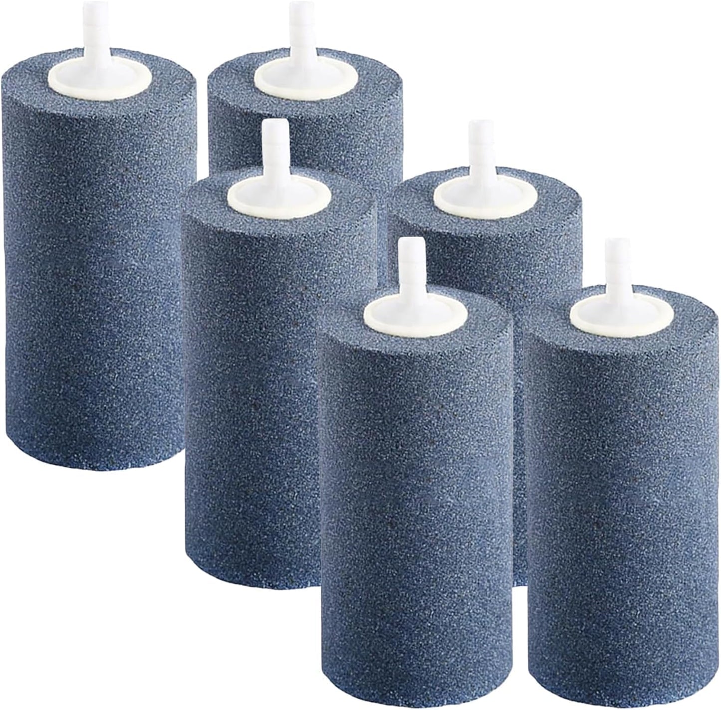 COOMATEC Large Air Stone front view of cylindrical bubble diffuser for aquariums