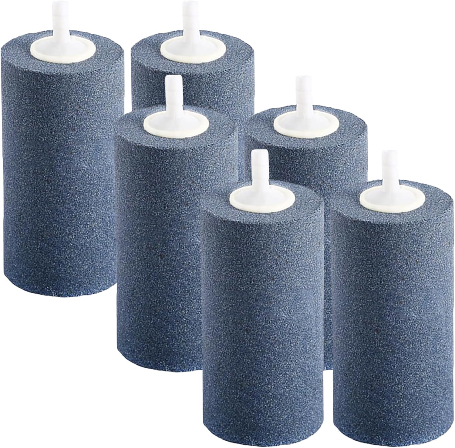 COOMATEC Large Air Stone front view of cylindrical bubble diffuser for aquariums