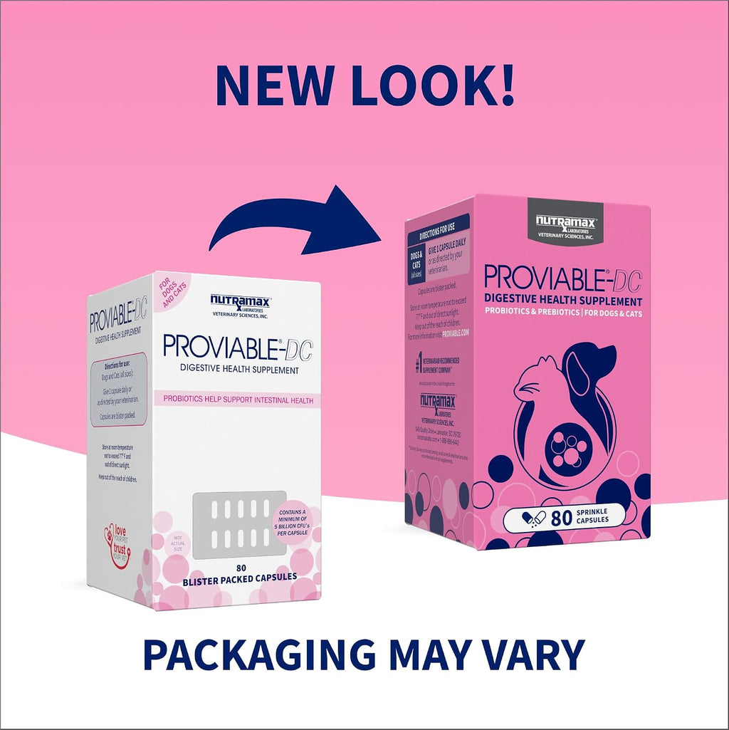 Proviable probiotics for dogs and cats bottle packaging