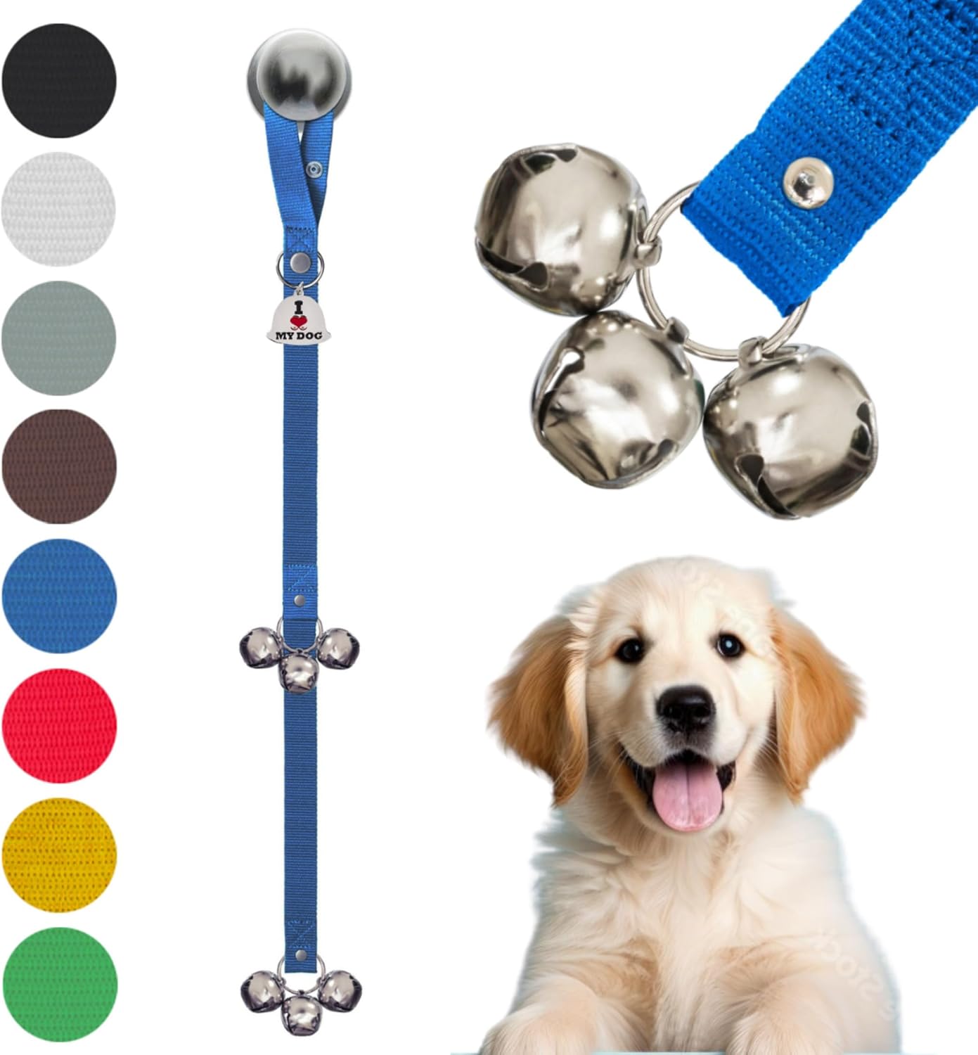 Caldwell's Pet Supply Co. Dog Potty Bells, Dog Door Bell, Bells to Go Outside, Potty Training Bell, Dogs Doorbell, Dogs Potty Doorbell, Ring to Go Pee, All Breed Puppy Training Tool - Image 14