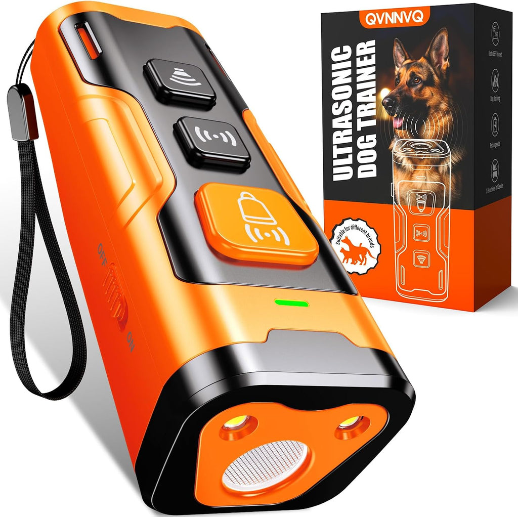 QVNNVQ ultrasonic dog bark deterrent device front view