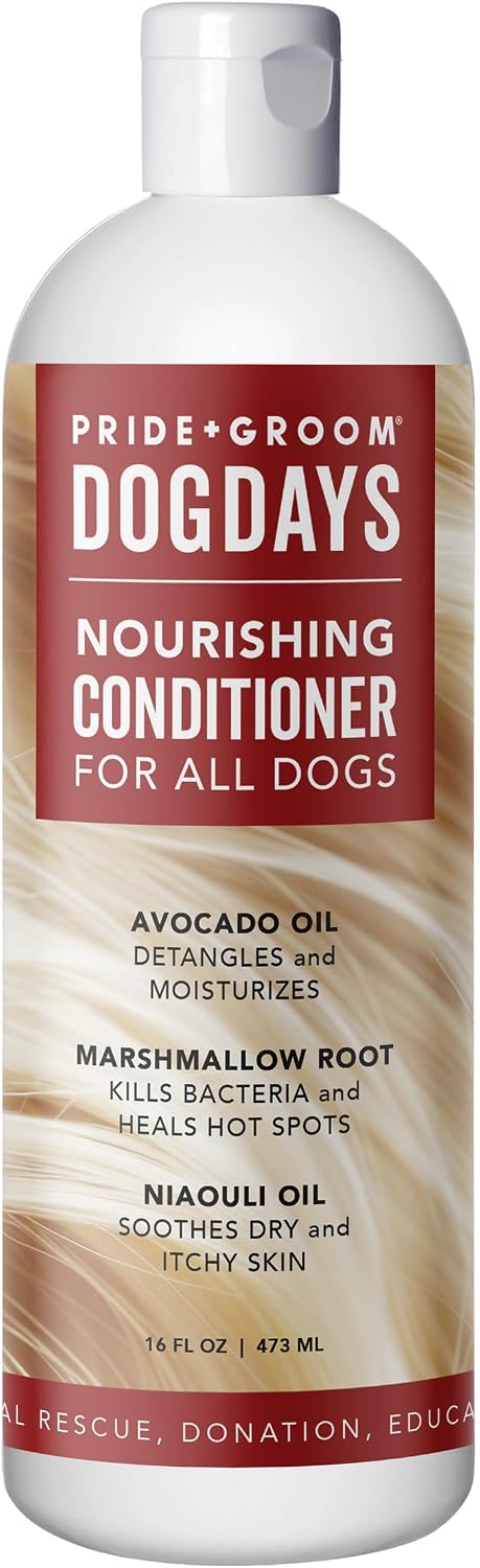 Pride and Groom DogDays Curly + Wavy Grooming Shampoo | Tearless, All-Natural Shampoo for No and Low Shedding Dogs | Moisturizing Formula for Soft, Shiny, & Healthy Fur - 16 oz - Image 10