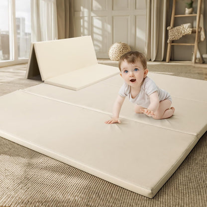 Todiby foam baby play mat beige front view