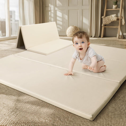 Todiby foam baby play mat beige front view
