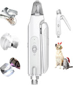 CATPICK 2-in-1 Cat Nail Clippers & Dog Nail Clippers Trimmers for Large Medium Small Dogs Cats Claw Trimmer Quick Sensor and Safety Guard USB Rechargeable with 2 LED Lights Dogs Nail Trimmer - Image 11