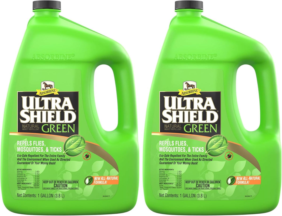 Absorbine UltraShield Green All-Natural Fly & Insect Repellent for Horses & Dogs, Essential Oils Repel & Control, 32oz Spray Bottle - Image 10