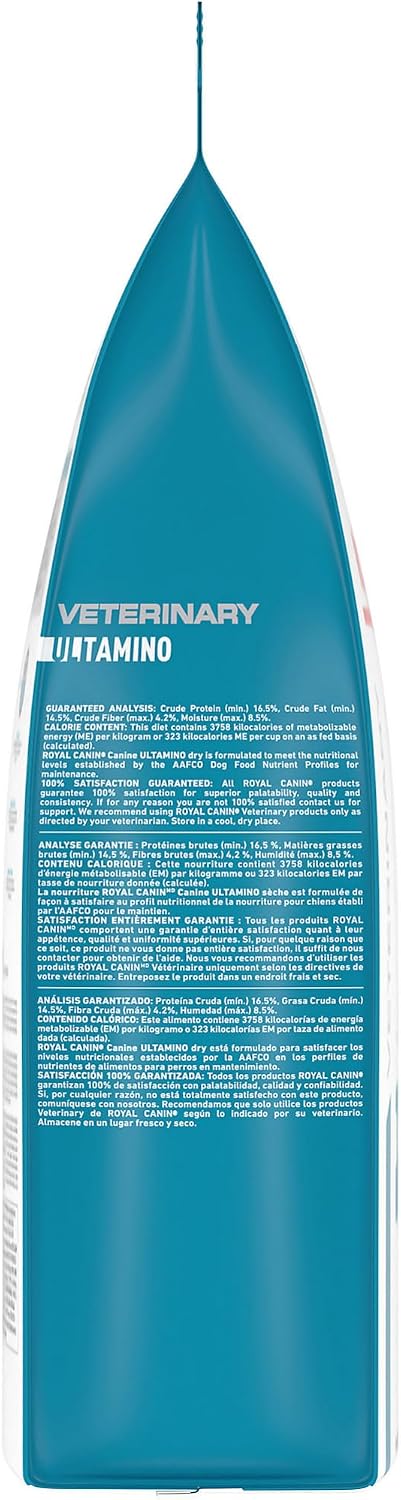 Royal Canin Ultamino adult dry dog food nineteen point eight pound bag