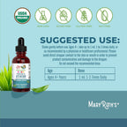 MARYRUTH'S Kids Focus & Attention Drops, USDA Organic Drops, 30 Servings - Image 3