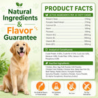 Dosage instructions and ingredient labels on the back of the Supa Paws bottle.