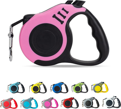 Retractable dog leash packaging and product contents