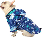 HDE Dog Raincoat Poncho Double Layer Zip Rain Jacket with Removable Hood, Leash Hole for Small to 3XL Dogs and Puppies Yellow - 2XL - Image 13