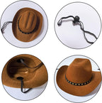 Authentic AWOCAN mini cowboy hat for small pets