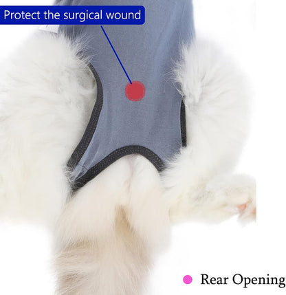 Alternative to plastic cone of shame kzrfojy brand cat spay suit