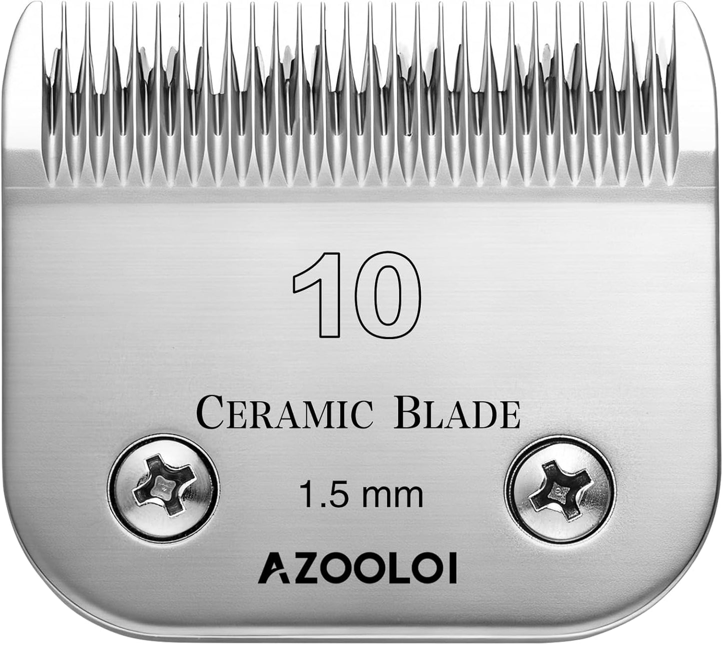 #3FC Detachable Ceramic Pet Grooming Clipper Replacement Blade - 13mm(1/2") Cut, PVD Powder Metallurgy 440C Lower & Ceramic Upper, Fits Andis - for Long Coat Preservation & Natural Finish - Image 15