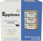 Applaws Fish Variety Pack Wet Cat Food in Broth 12-Pack, High Protein, Limited Ingredient, Grain Free, Canned Cat Food, No Fillers, No Artificial Additives (12 x 2.47 oz Cans) - Image 11