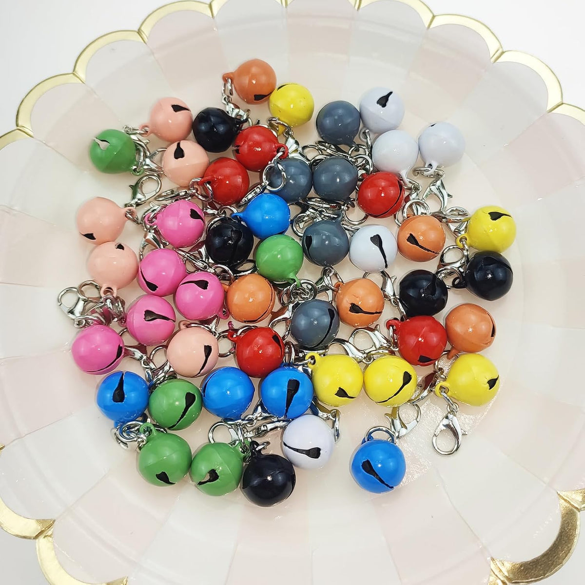Multicolor pet collar bells assortment pack by Jaczora
