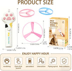 Indoor interactive hunting toy for cats and dogs flying saucer launcher