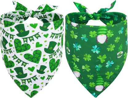 Vivifying 4th of July Dog Bandana, 2 Pack Triangle Pet Scarves with Double-Sided Independence Day Designs, Polyester Memorial Day Pet Bibs for Small, Medium & Large Dogs (Large, American Flag & Star) - Image 12