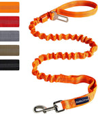 AUROTH Heavy Duty Bungee Dog Leash for Shock Absorption - 6FT Black Training Leash with 2 Padded Handles for Medium Large Breed Dogs - Image 10