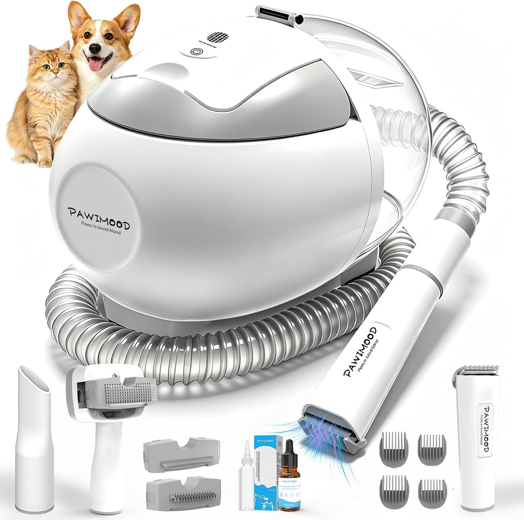 Dog Grooming Vacuum,Pet Grooming Vacuum with 2L Dust Cup & 13000Pa Suction, 6-in-1 Low Noise Pet Grooming Kit with Clipper & Steam Brush for Shedding, Professional Dog Vacuum for Dogs & Cats - Image 12