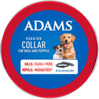 ADAMS Flea & Tick Collar for Dogs & Puppies, Flea Collar for 12 Month Prevention, Kills Fleas, Ticks & Repels Mosquitoes, Excluding California, One Size Fits All Dogs & Puppies, 2 Count - Image 10