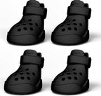 Dog Shoes: Non-Slip Waterproof Sandals for Hot Pavement, Breathable Perforated Boots, Large/Medium/Small Sizes, Ideal Paw Protector, Outdoor Clog Booties (Beige, Size 5) - Image 10