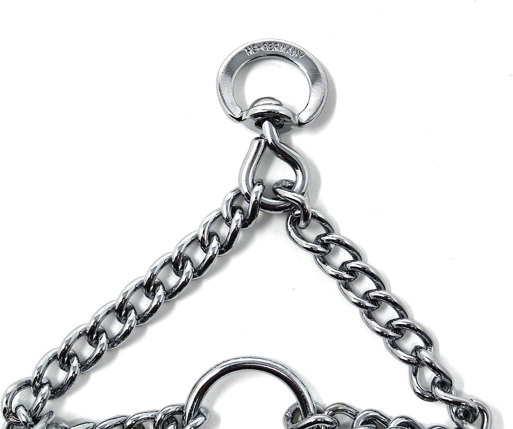 Herm Sprenger premium German steel collar adjustable links close up