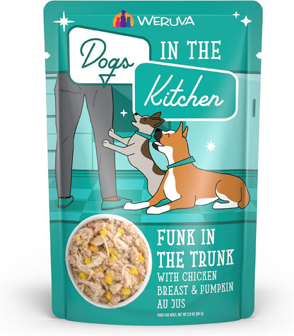 Weruva Dogs in The Kitchen, Variety Pack, Pooch Pouch Party!, Wet Dog Food, 2.8Oz Pouches (Pack of 12) - Image 14