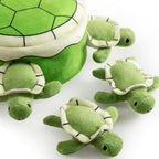 Side view of the imported non toxic interactive dog puzzle game setup