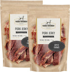 Farm Hounds - Pork Jerky - Premium Natural Jerky for Dogs - 100% Humanely Raised Pork - Break-to-Size - Great for Training & Treats - No Added Fillers - Made in USA - 3.5 oz - 1 Pack - Image 13