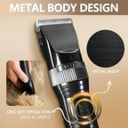 Sunifier dog clippers with four guide combs and cleaning brush lubrication oil.