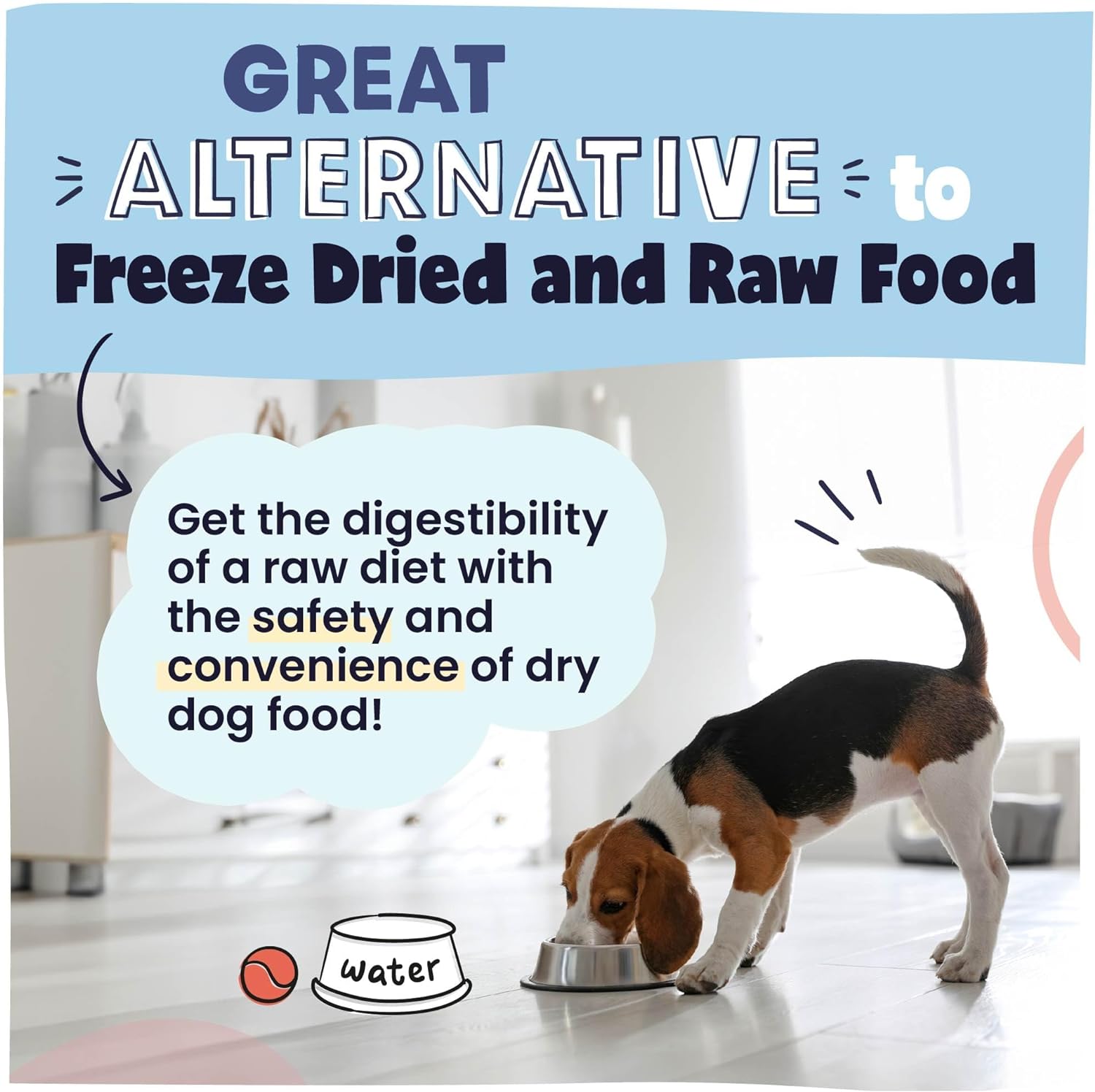 Premium imported non GMO grain free dog food daily feeding guide table