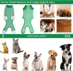 Karoku striped post surgery wear for male and female dogs close up fabric