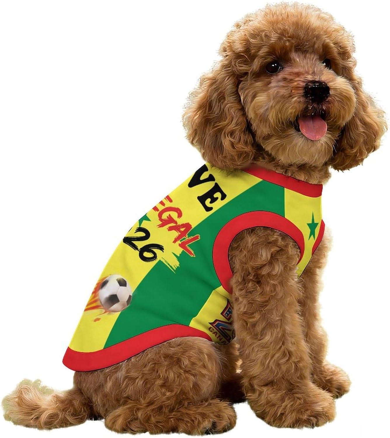 Soccer Cup 2026 Pet Soccer Jersey Mexico Shirt for Dogs Cats Game Day Cooling Sportswear Small - Image 11
