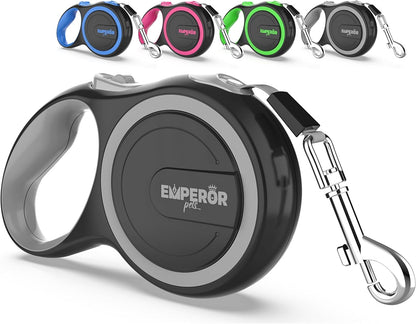 Emperor Pets Pink Heavy Duty Retractable Dog Leash 26 ft - Tangle-Free Nylon Tape, Anti-Slip Grip, Reflective - Retractable Leash for Medium Large Dogs up to 110 lbs -Classic-PK26 - Image 12