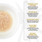 Nutritional information and ingredient details printed on the pouch back