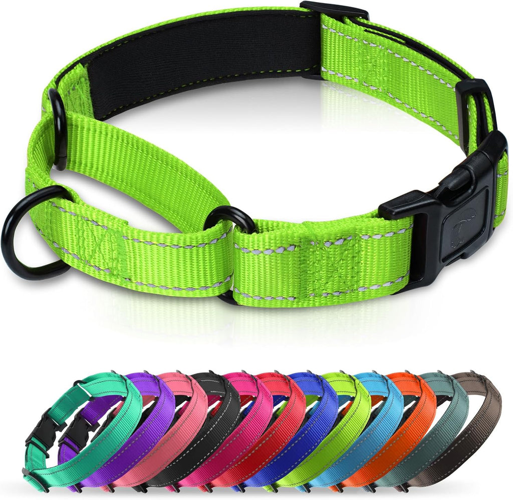 Martingale Collar for Dogs with Quick Release Buckle, Reflective Soft Padded & Escape Proof, Adjustable Nylon Dog Collars for Training & Daily Walking (Hotpink,M) - Image 15
