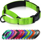 Martingale Collar for Dogs with Quick Release Buckle, Reflective Soft Padded & Escape Proof, Adjustable Nylon Dog Collars for Training & Daily Walking (Hotpink,M) - Image 15