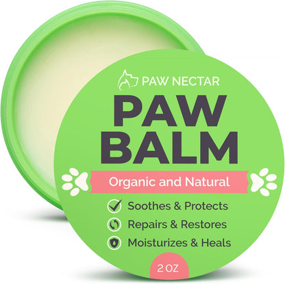 Paw Nectar 100 Percent Organic Dog Paw Balm container front view