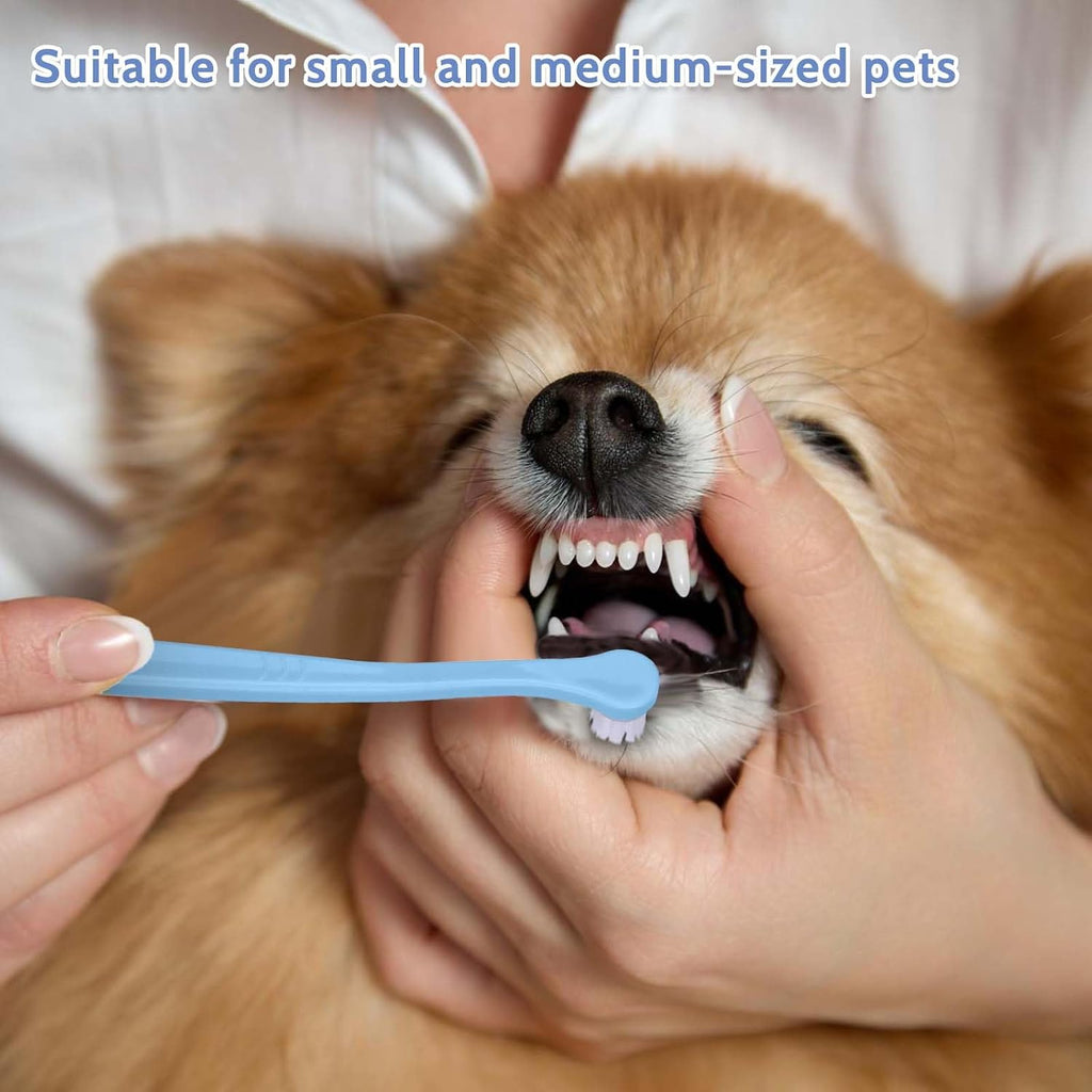 Puppy and kitten oral care toothbrush set