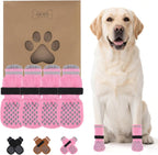 KOOLTAIL Dog Socks for Hot/Cold Pavement to Prevent Licking Paws,Dog Boots&Paw Protector for Hardwood Floors Anti Slip,Traction Control Booties for Small Medium Large Senior Dogs - Image 12