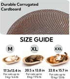 Spindro cat scratcher placed in a living room setting