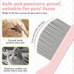 Compact grooming tool for dog and cat eye discharge removal