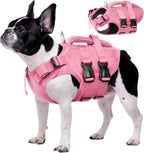 Kuoser Dog Life Jacket High Flotation, Reflective Dogs Life Vest for Swimming Boating, Adjustable Small Medium Large Dog lifejacket, Lightweight Dogs Life Preserver Rescue Handle Spring Summer Pool - Image 12
