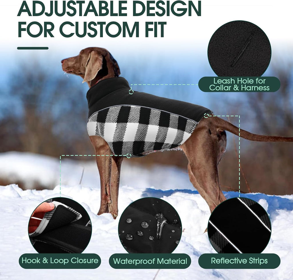 Kuoser waterproof dog vest reflective strip safety feature