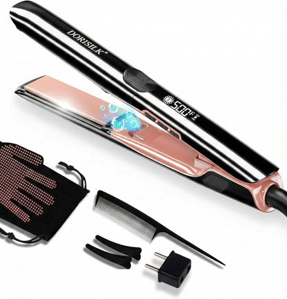 Dorisilk 500 degree professional hair straightener front view