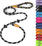 lynxking Slip Lead Dog Leash Reflective, Heavy Duty Comfortable Strong Rope for Large Medium Small Dogs No Pull Pet Training (Light Green, Large 1/2in x 6ft-Slip Lead) - Image 12